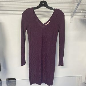 Purple Victoria’s Secret Long Sleeve Sweater Dress